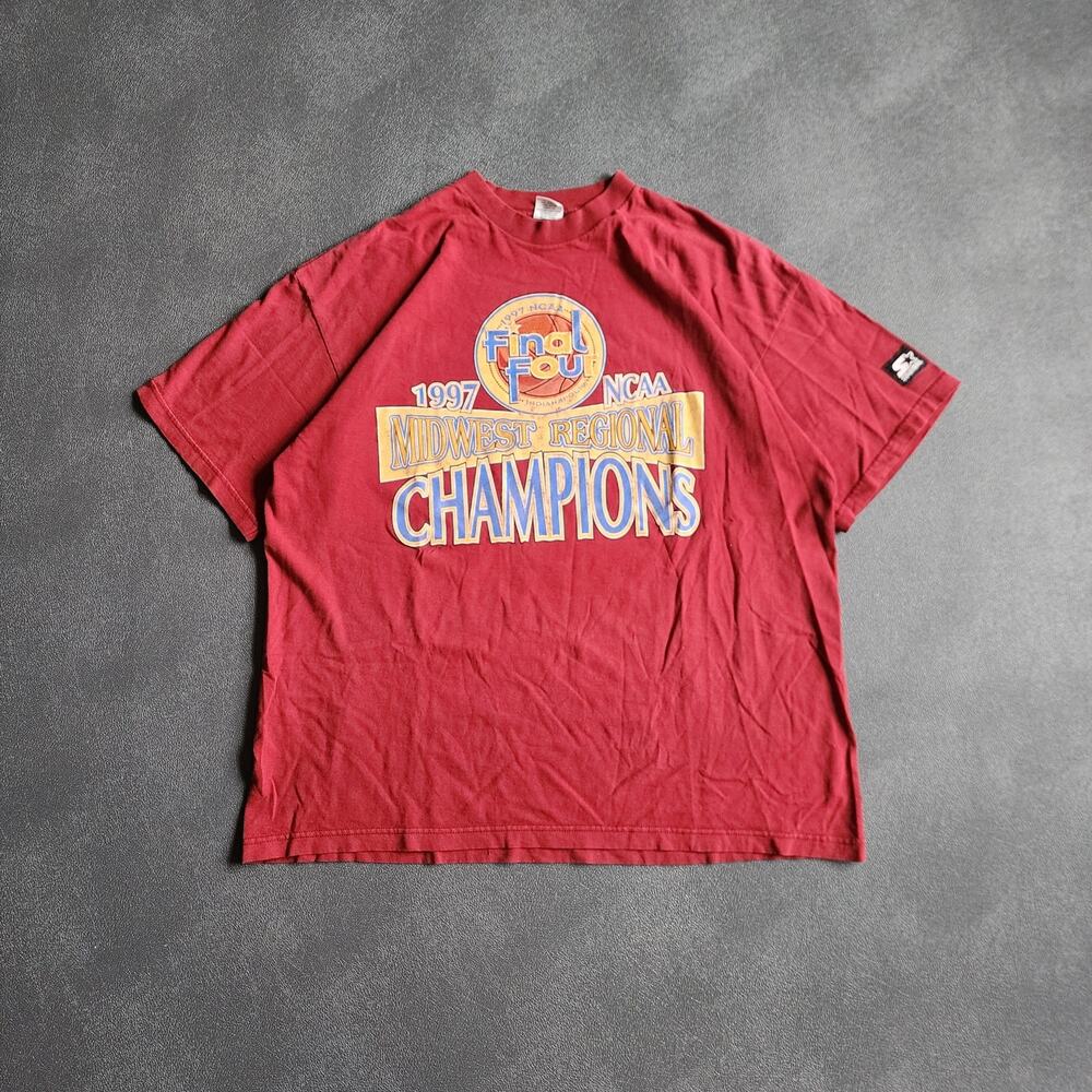 Vintage 1997 Minnesota Golden Gophers Final Four NCAA Starter Shirt XL